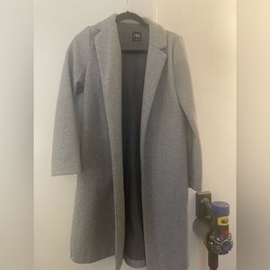 Zara Wool Coat Size Small Grey